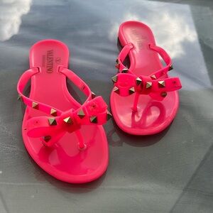 Valentino Jelly Bow sandals size 6